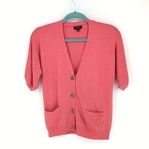 Talbots Cardigan Sweater Lambswool Angora Cashmere Blend Small Petite